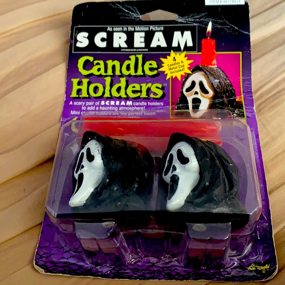 Original 1997 SCREAM candle holders!!!!